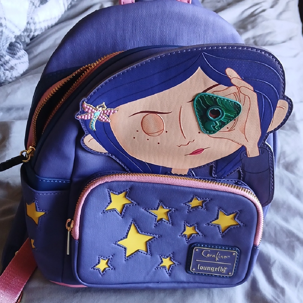 Coraline Loungefly Mini Backpack
